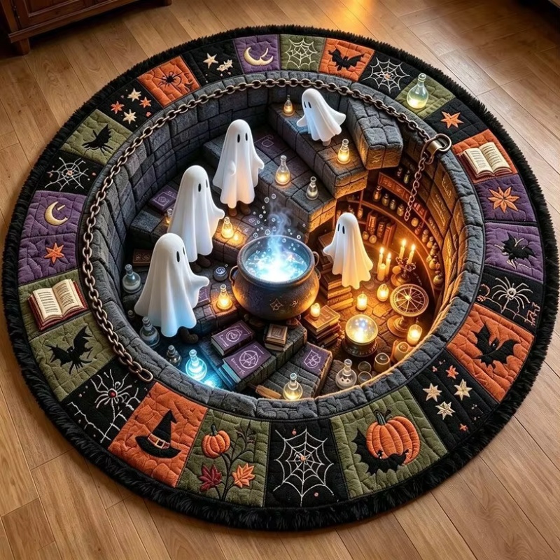 Commercial Book Printing Machines - Tappeto rotondo con illusione ottica 3D