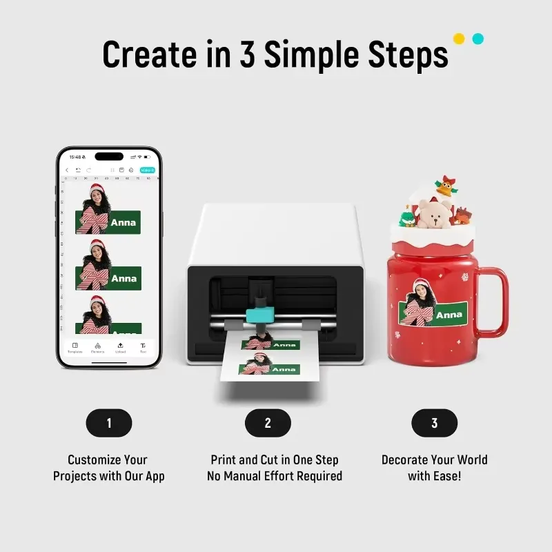 Thermal Printer - PixCut S1 Macchina Multifunzione per Creare