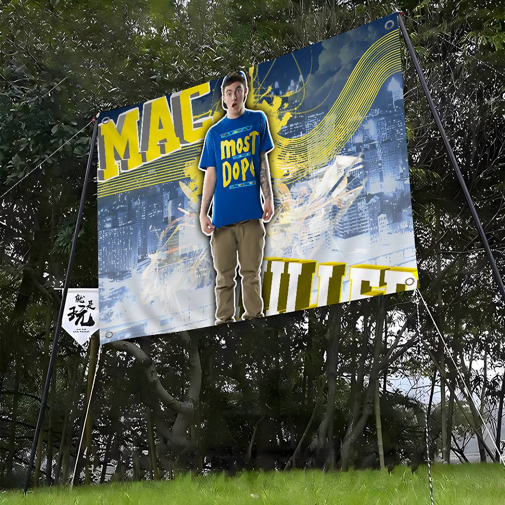 Commercial Printing Company - Bandiera pubblicitaria commerciale Singer M-Mac Miller