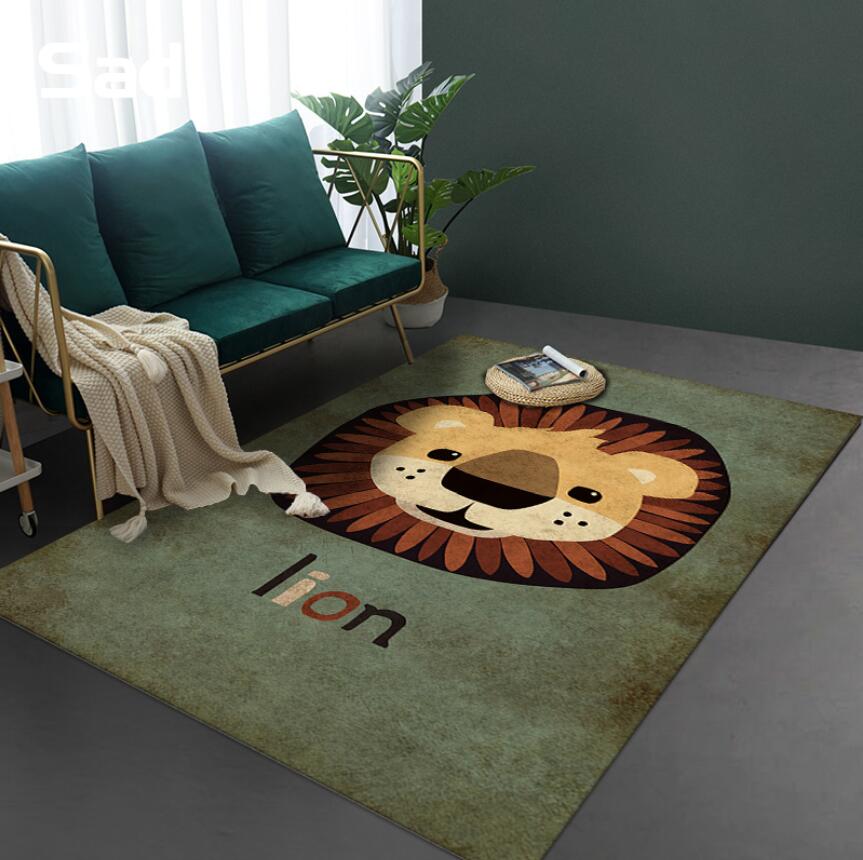 Commercial Fabric Printing Machine - Tappeti nordici carini con animali stampati