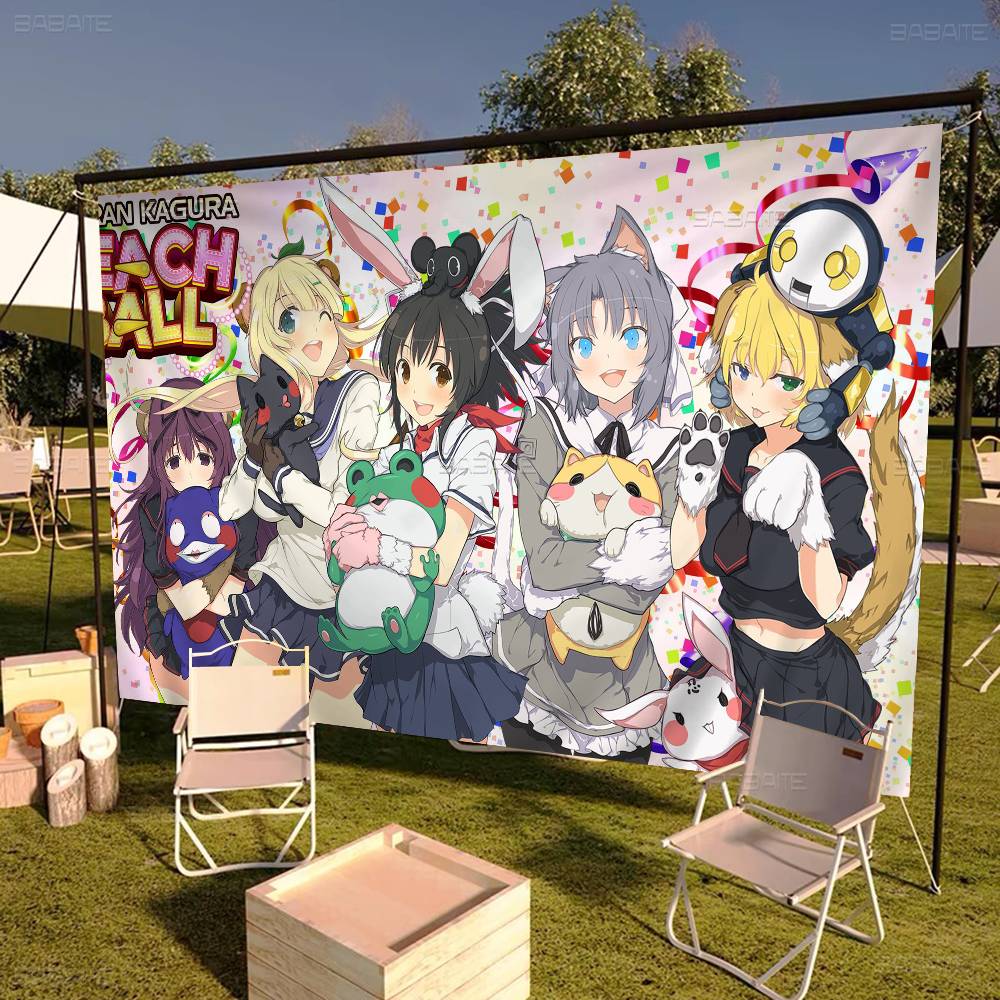 Commercial Printing Company - S-Senran Kagura Stampa Avanzata Bandiera Pubblicitaria