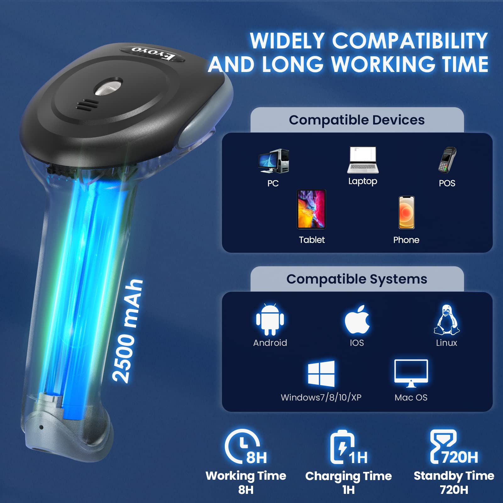 Eyoyo EY-034 Scanner di Codici - Barcode Printer recensione e prezzo